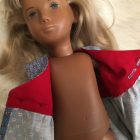 OOAK Sasha Doll Dress detail