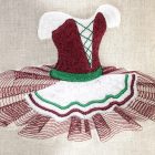 Mazurka Tutu Embroidery Pattern by Doodle Threads